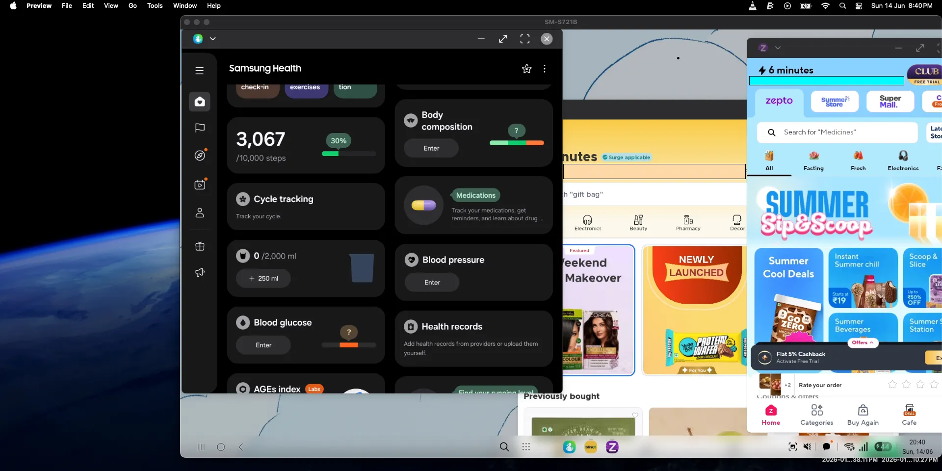 DeX on mac